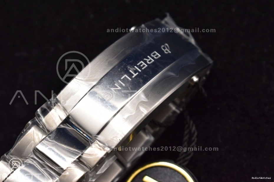 Best SuperOcean Dial on 44 Bracelet SS 481 TF Automatic Edition White AllSeason A 1:1 Blue 0214